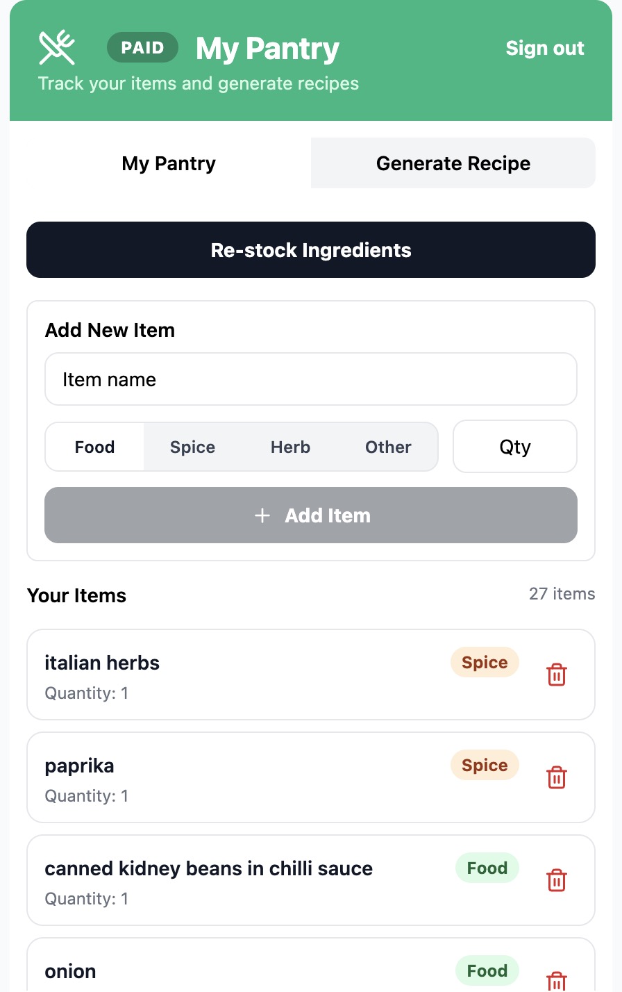 AI-powered mobile app screenshot 3